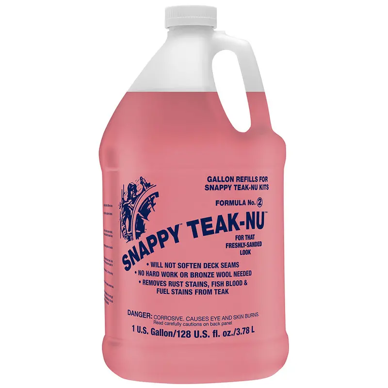 Snappy Teak-Nu Formula No. 2 Wood Cleaner And Brightener – 1-Gallon Container [Stn-G2] 1