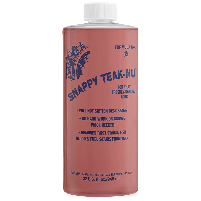 Snappy Teak-Nu Formula No. 2 Wood Cleaner And Brightener – 32-Ounce Bottle [Stn-Q2] 1