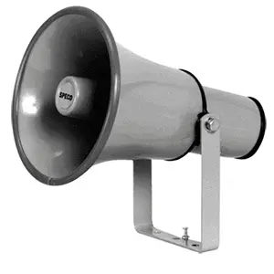 Speco 8.5-Inch Weatherproof Public Address Speaker With Built-In Transformer [Spc15T] 1