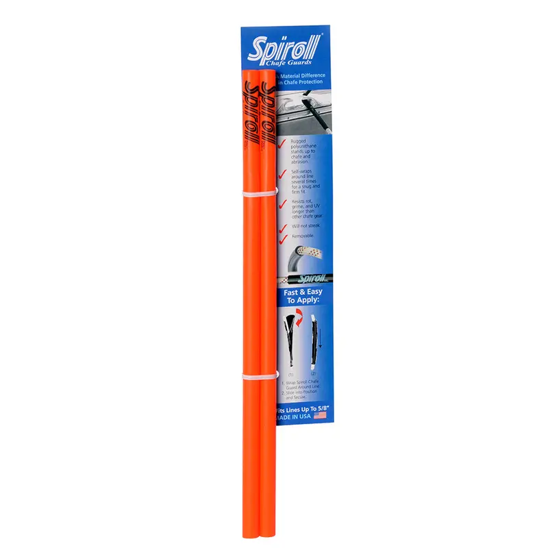 Spiroll Orange Chafe Guard For Lines Up To 5/8 Inch – Sold As A Pair (Spl-16-O-Cg) 1
