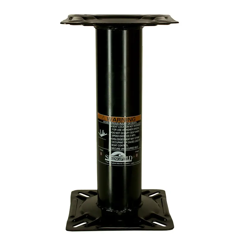 Springfield 13" Fixed-Height Economy Pedestal – Durable Budget-Friendly Seat Post [1561106] 1
