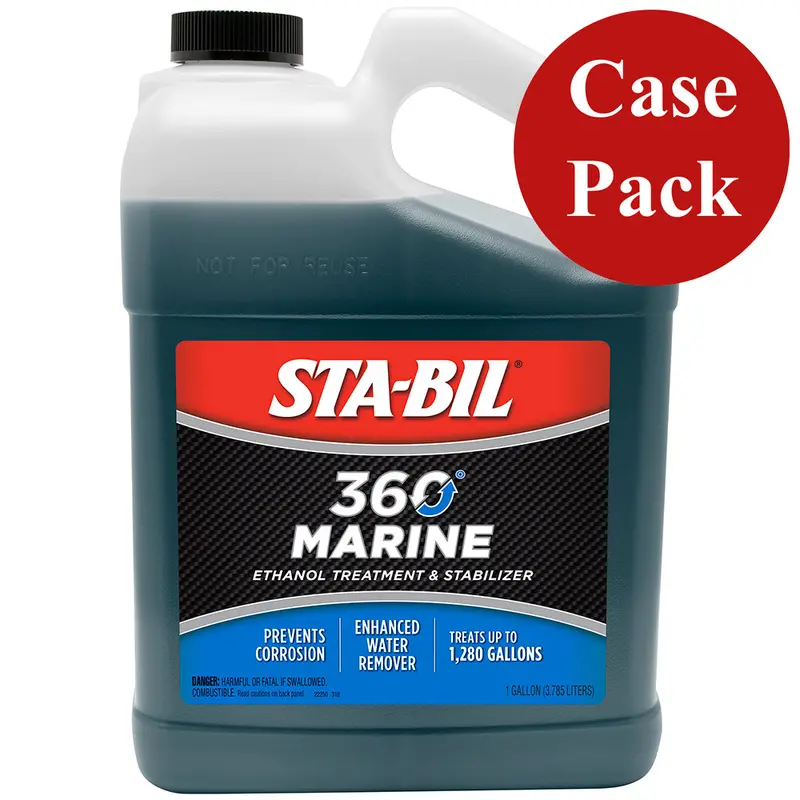 Sta-Bil 360° Marine — Complete Fuel Stabilizer, 1 Gallon (Case Of 4) [22250Case] 1