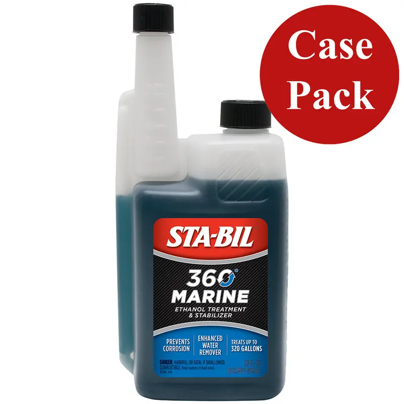 Sta-Bil 360° Marine Fuel Stabilizer – 32 Oz Case (6 Bottles) [22240Case] 1