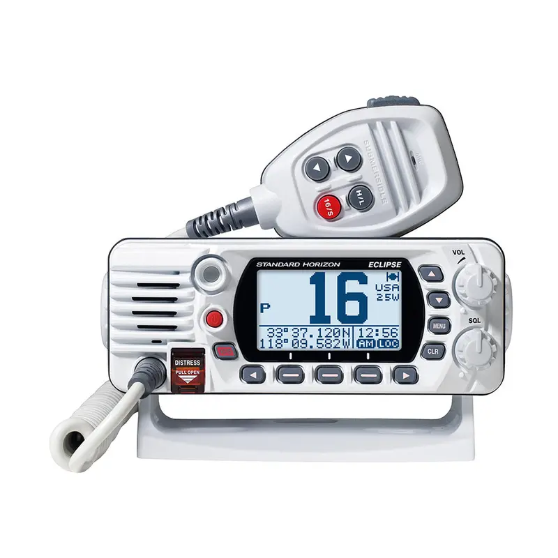 Standard Horizon Gx1410W Eclipse 25W Fixed-Mount Vhf Radio – White [Gx1410W] 1