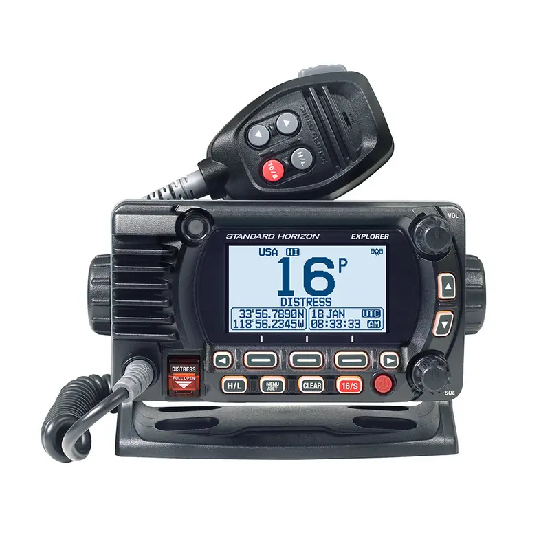 Standard Horizon Gx1850 Fixed-Mount Vhf Radio – Nmea 2000 Compatible, Black Housing (Gx1850B) 1
