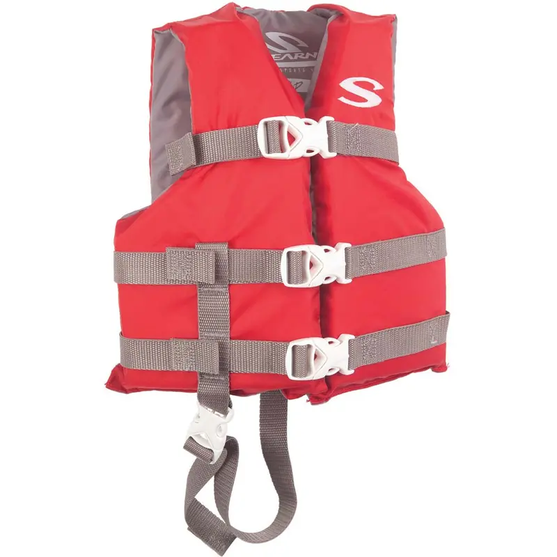 Stearns Classic Child Life Vest – Uscg-Approved, Red, 30–50 Lbs 1