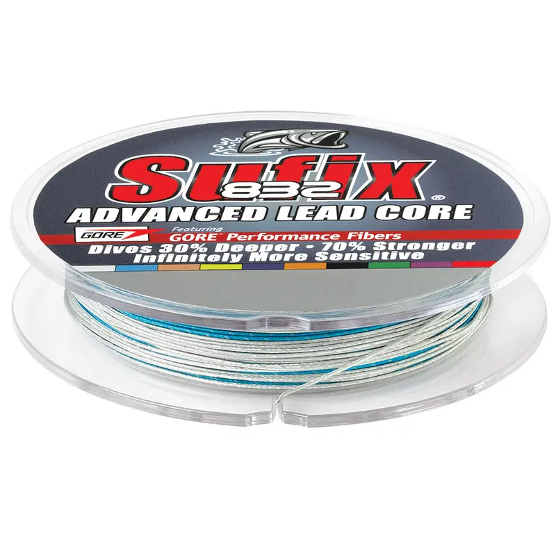 Sufix 832 Advanced Lead Core Fishing Line – 27 Lb, 10-Color Metered, 100 Yards – Model 658-127Mc 1