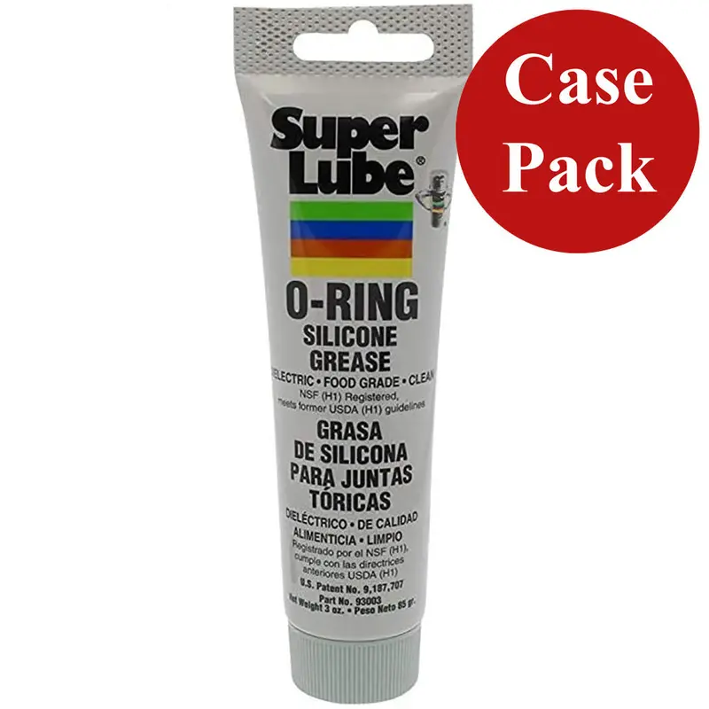 Super Lube O-Ring Lubricant – Food-Safe Silicone Formula, 3 Oz Tube (Case Of 12) [93003-Case] 1
