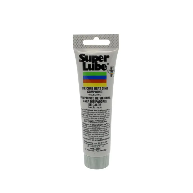 Super Lube Silicone-Based Heat Sink Thermal Compound – 3 Oz Tube [98003] 1