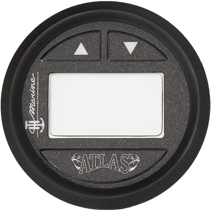 T-H Marine Atlas Hydraulic Gauge Kit – Black Bezel For 6", 10", 12", And 14" Jack Plates 1