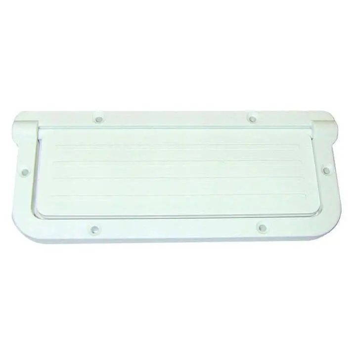 T-H Marine Large Rectangular Scupper – White, High-Flow Drain Fitting For Boats (Lrs-2-Dp) 1
