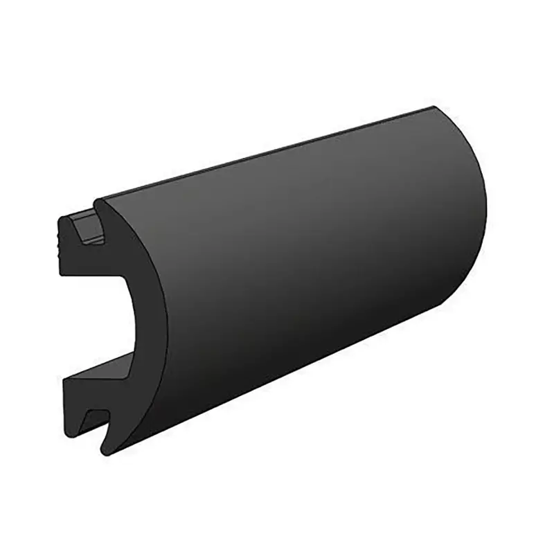 Taco 70 Flexible Black Rub Rail Insert – 1-3/16" X 1/2" (Model V12-4144Bka70-1) 1