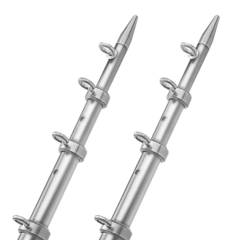 Taco Heavy-Duty 15-Foot Telescopic Outrigger Pole – 1-1/2-Inch Diameter, Silver Finish [Ot-0542Vel15-Hd] 1