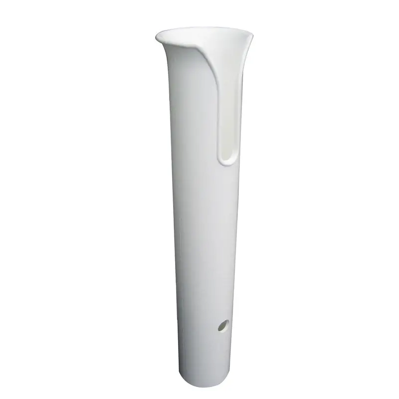 Taco Poly Thru-Bolt Rod Holder – White, Mounting Holes Only (No Hardware) 1