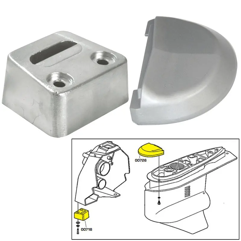 Tecnoseal Magnesium Anode Kit With Hardware For Volvo Penta Sx Sterndrives [20708Mg] 1