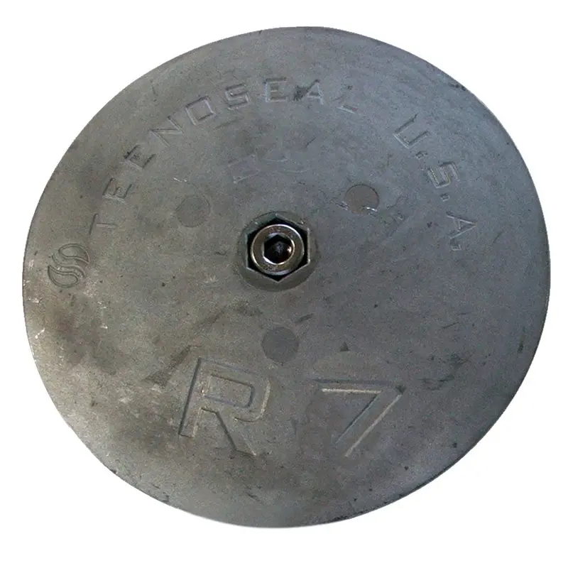 Tecnoseal R7 Zinc Rudder Anode – 6-1/2-Inch Diameter 1