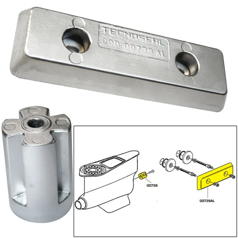 Tecnoseal Volvo Ips Anode Kit – Zinc/Aluminum Corrosion Protection [20715] 1