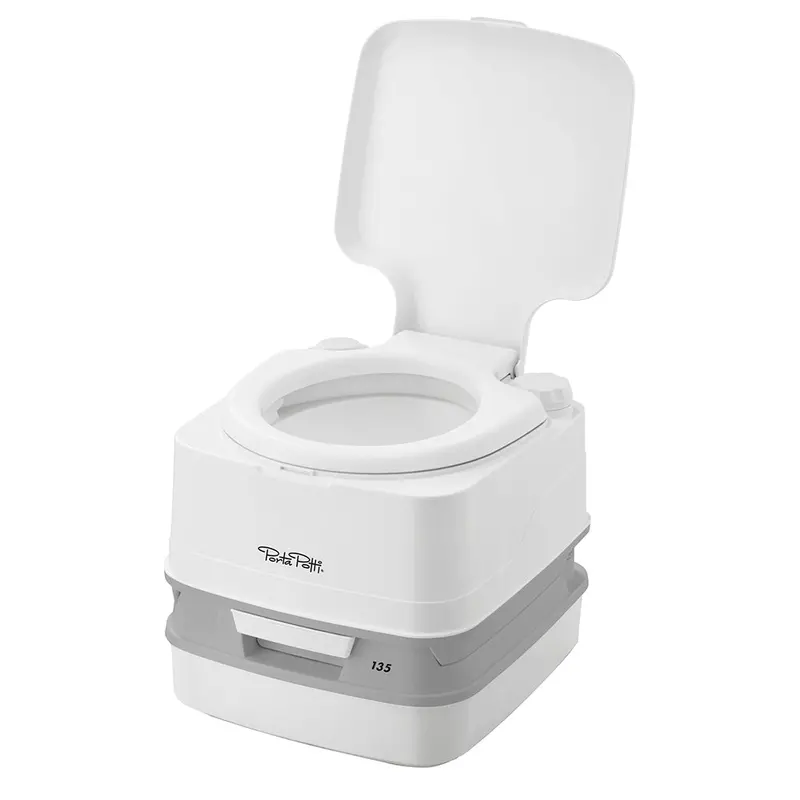 Thetford Porta Potti 135 Lightweight Marine Toilet With Secure Hold-Down Kit – Model 92861 1