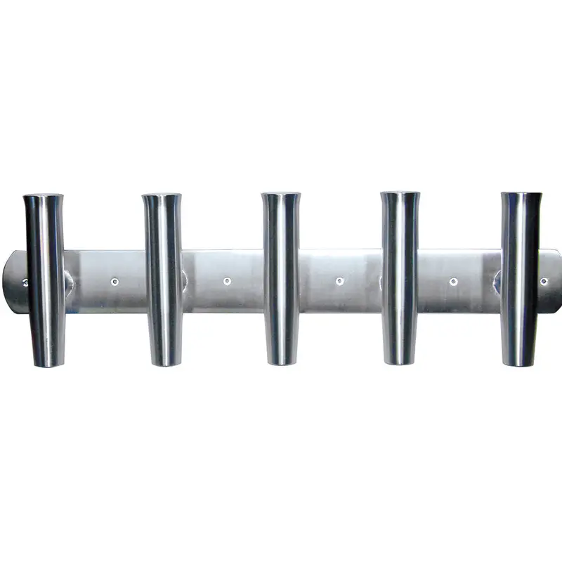 Tigress 5-Rod Aluminum Transom-Mount Rod Holder – 35-Inch Extended Layout (Model 88144) 1
