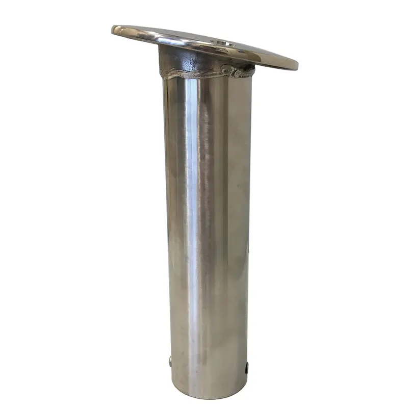 Tigress Economy Stainless Steel Gunwale-Mount Rod Holder – 15° Angle 1