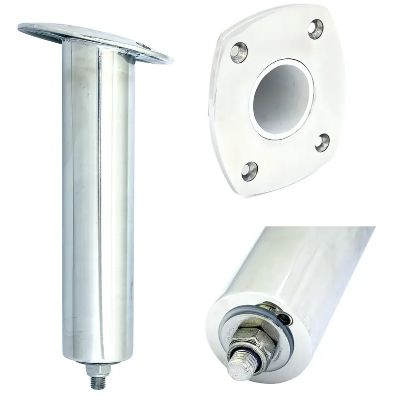 Tigress Extra-Long 4-Hole Swivel Rectangular Head Rod Holder – 15° Tilt, 12.5-Inch Reach (Model 88524Xl) 1