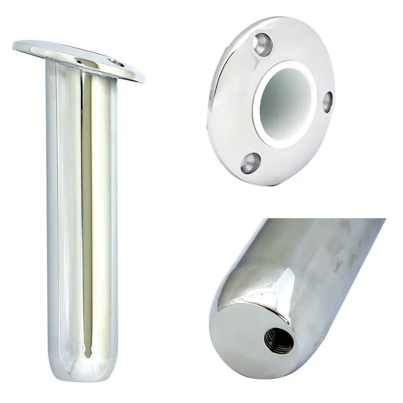 Tigress Round-Head Closed-Base Rod Holder With 15° Angle – 9-Inch Design (Model 77901) 1