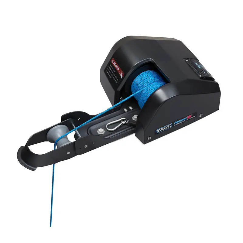 Trac Outdoors Pontoon-Specific Electric Anchor Winch – 35 Lb Capacity, G3 Series [69003] 1