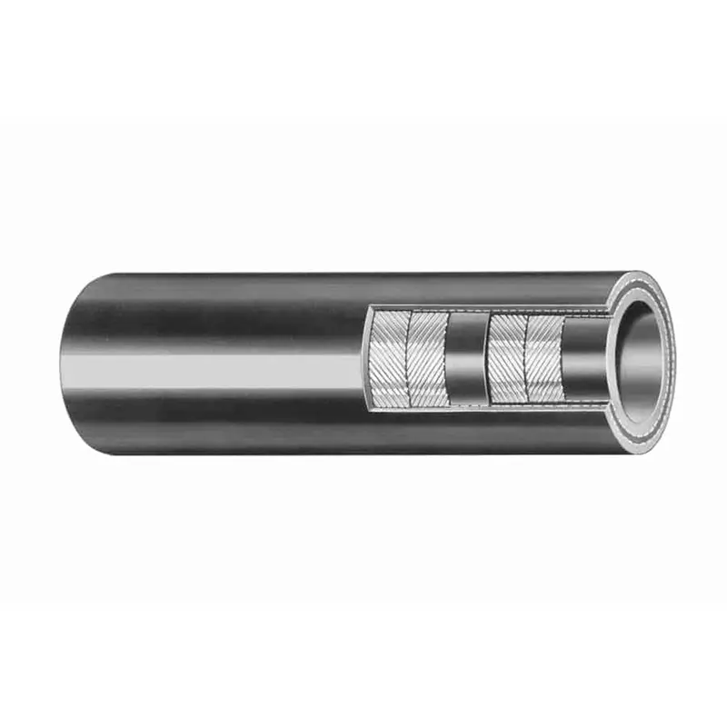 Trident 132-1006 1" × 50' Black Heavy-Duty Water Hose – 200 Psi Rated 1