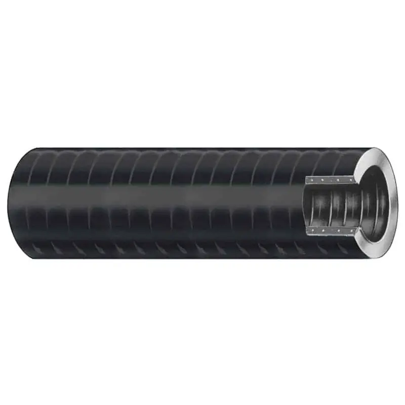 Trident 149-0586 5/8" × 50' Vac Xhd Black Bilge/Live Well Hose – Soft Plasticizer Construction 1