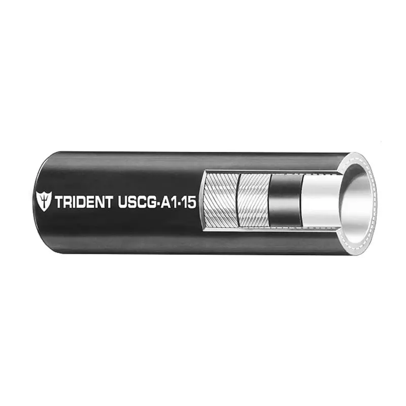 Trident 5/16" Low-Permeation Type A1-15 Fuel Hose – 50-Foot Boxed, Black (365-0566) 1