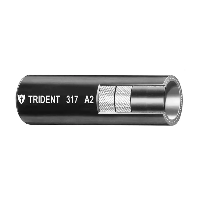 Trident 5/8" Type A2 Fuel Vent Hose – 50-Foot Boxed, Black (317-0586) 1