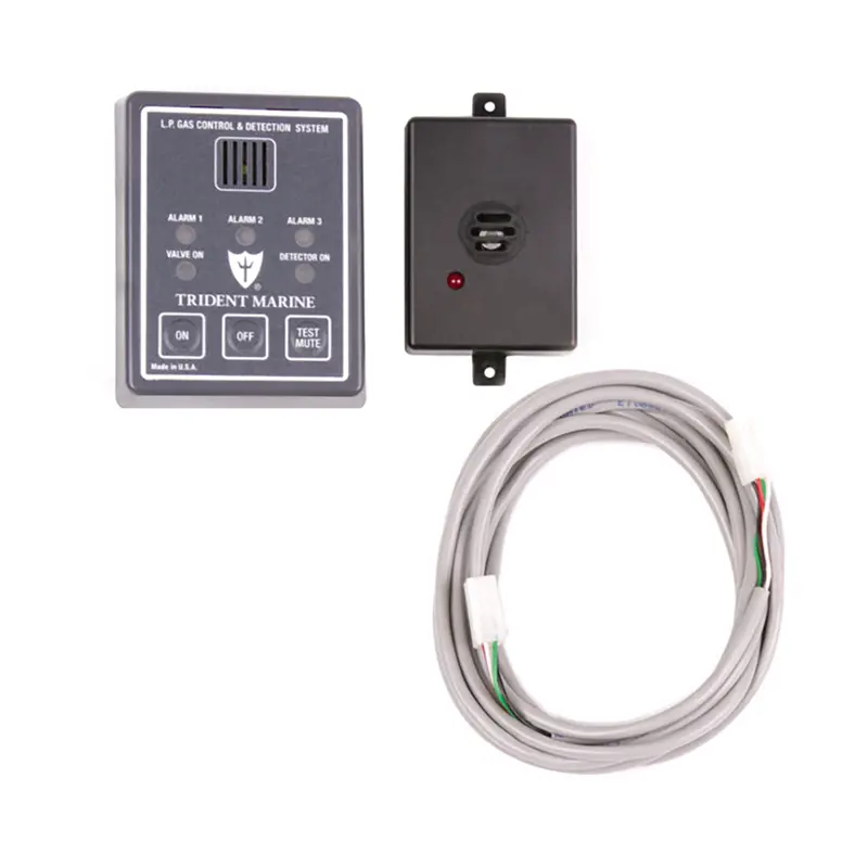 Trident Marine 12/24V Gas Detection Panel – Includes 10' Quick Cable, Solenoid Sold Separately (1300-7760) 1