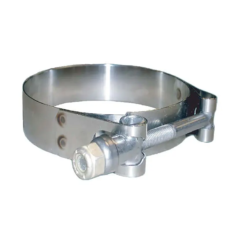Trident Marine 316 Stainless Steel T-Bolt Clamp – 3/4" Band, Single Unit 1