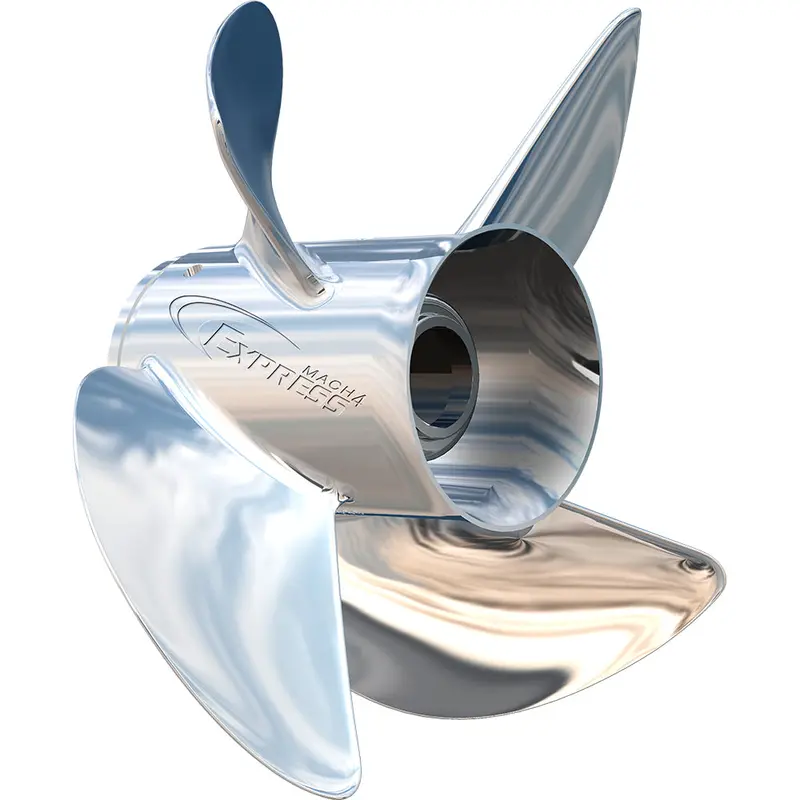 Turning Point Ex-1423-4 Mach4 Stainless Steel Right-Hand 4-Blade Propeller – 14.3" Diameter × 23" Pitch 1