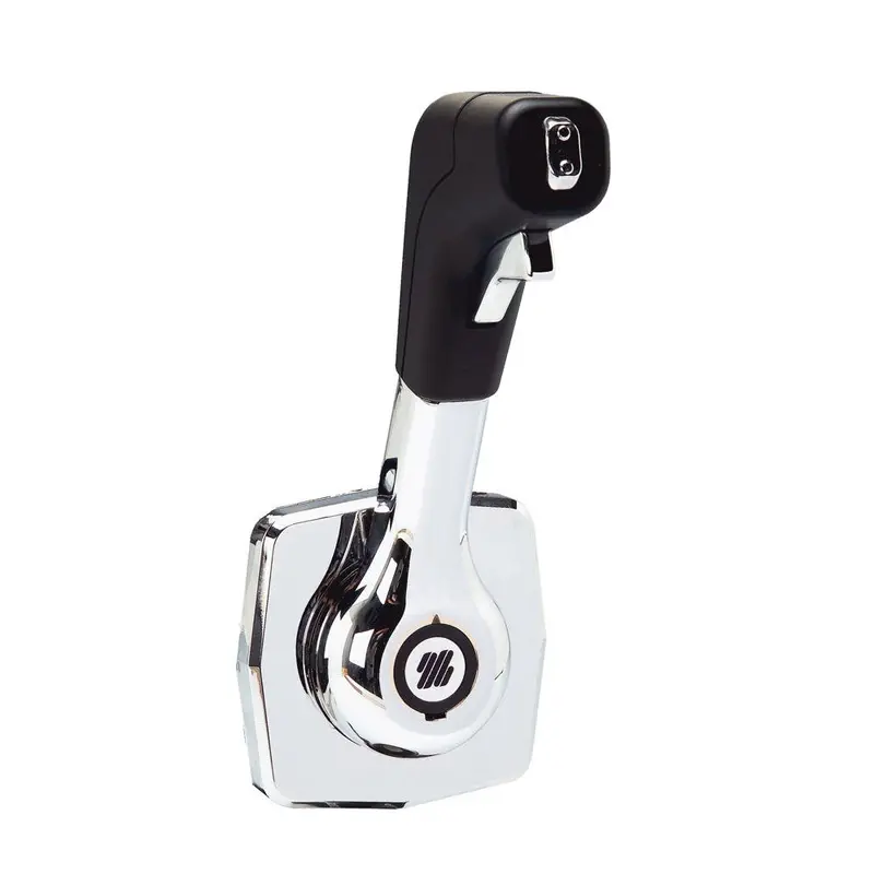 Uflex B310B Single-Lever Side-Mount Control – Black And Chrome Finish 1