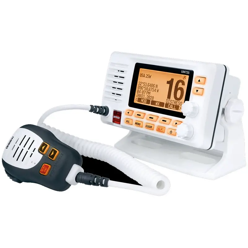 Uniden Um725Gbt Fixed-Mount Vhf Marine Radio With Gps & Bluetooth – White 1