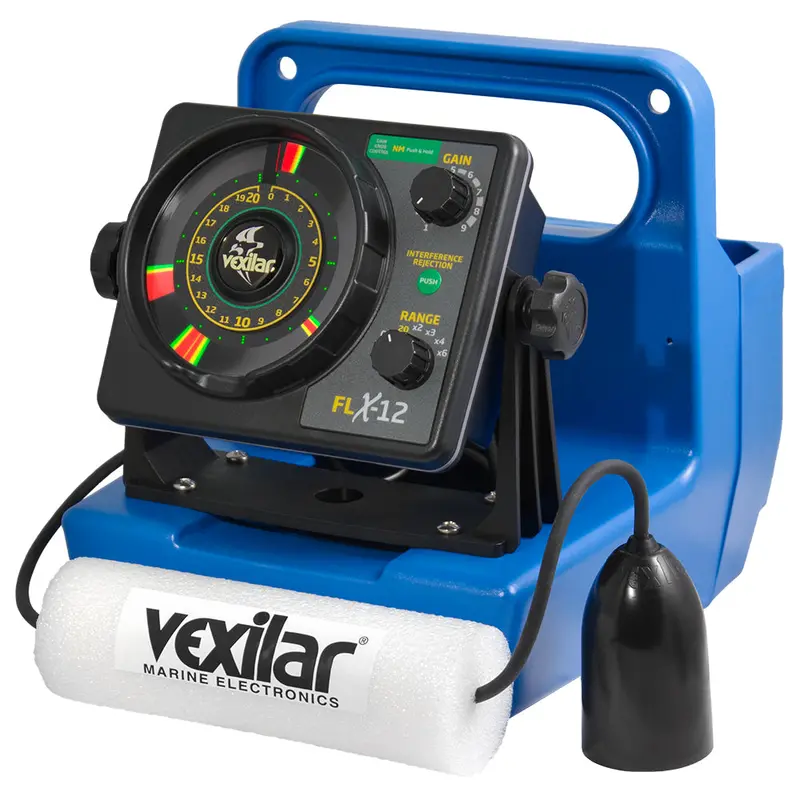 Vexilar Flx-12 Genz Pack – Ice Fishing Sonar Bundle With 12° Ice Ducer Transducer [Gpx1212] 1