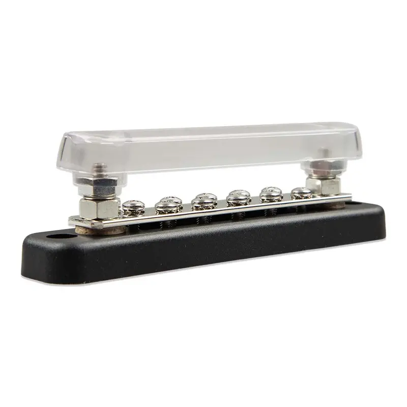 Victron 150A 2-Position Busbar With Cover And 10 Mounting Screws 1