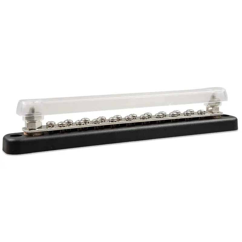 Victron 150A 2-Position Busbar With Cover And 20 Mounting Screws 1