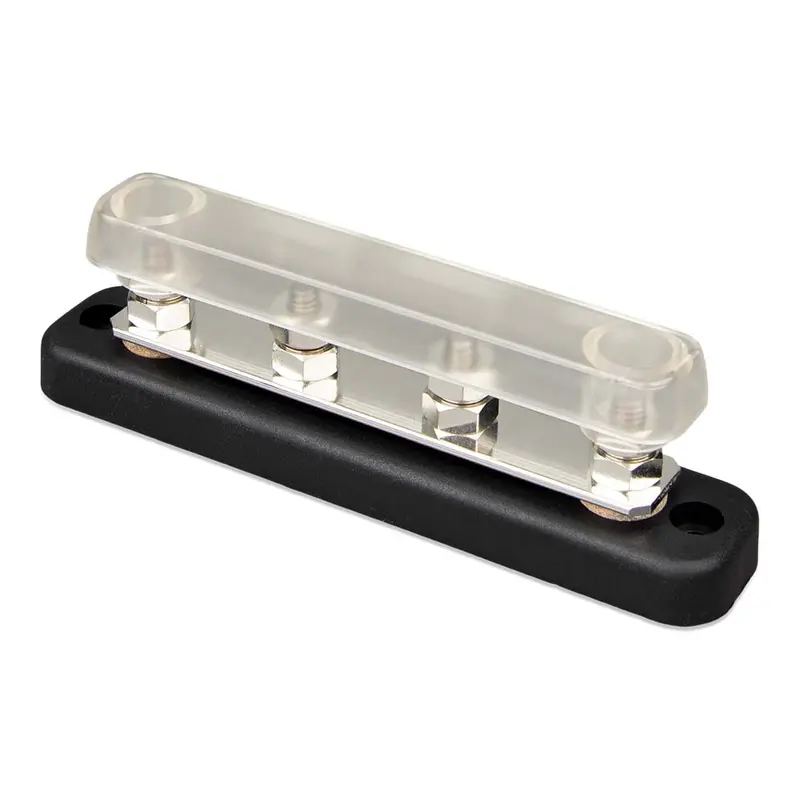 Victron 150A 4-Position Busbar With Cover And 1/4" Terminals 1