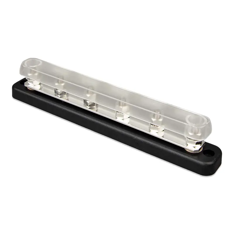 Victron 150A 6-Position Busbar With Cover And 1/4" Terminals 1