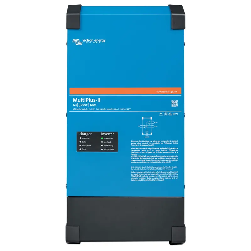 Victron Multiplus-Ii 12V 3000Va Inverter/Charger – Dual 120V Output, Ul Listed, 50A Transfer Switch [Pmp122305102] 1