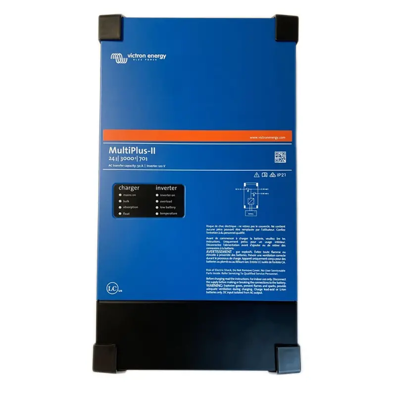 Victron Multiplus-Ii 24V 3000Va Inverter/Charger – 70A Ac Input, 50A Dc Output, Ul-Certified (Pmp242305102) 1