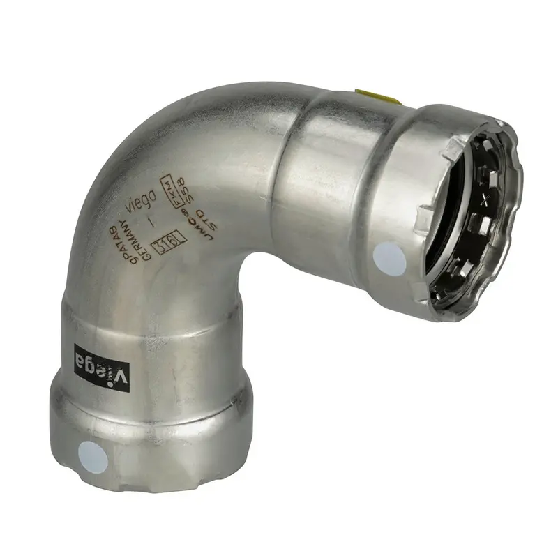 Viega Megapress 316 Stainless Steel Fkm 1-1/4-Inch 90° Elbow – Model 91710 1