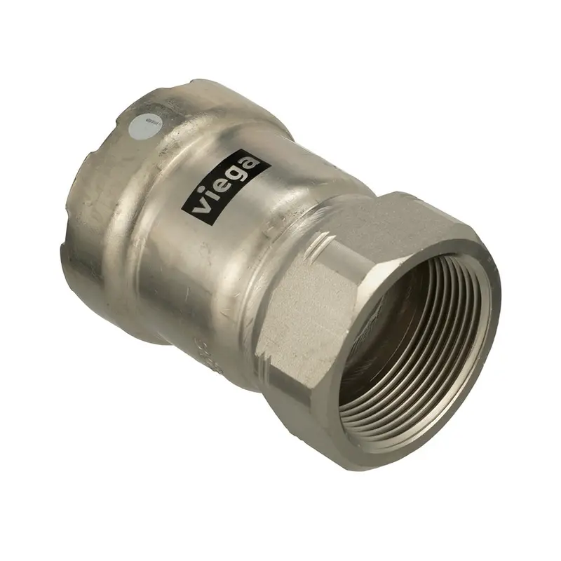 Viega Megapress 316 Stainless Steel Fkm 3/4-Inch Female Pipe Thread Adapter – Model 91245 1