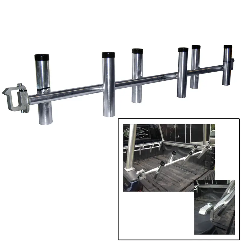 Wahoo Universal Truck-Mount Rod Rack For Fishing Gear Transport 1