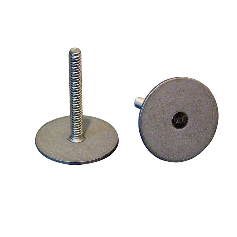 Weld Mount Stainless Steel 0.75-Inch Tall Stud With #10-24 Threads (Pack Of 10, Model 102412) 1