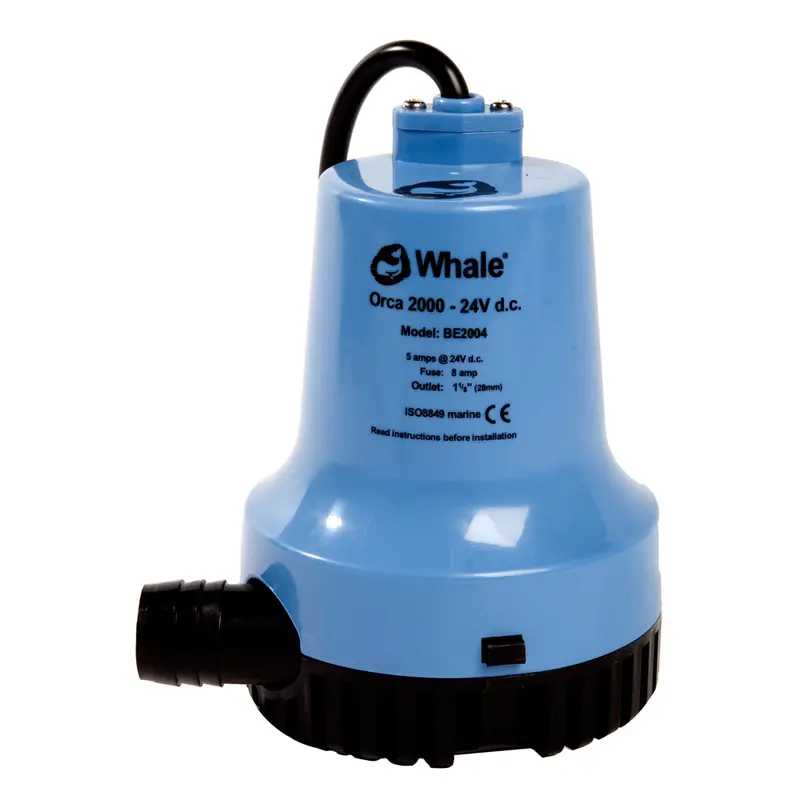 Whale Orca Be2002 2000 Gph Submersible 12V Bilge Pump 1