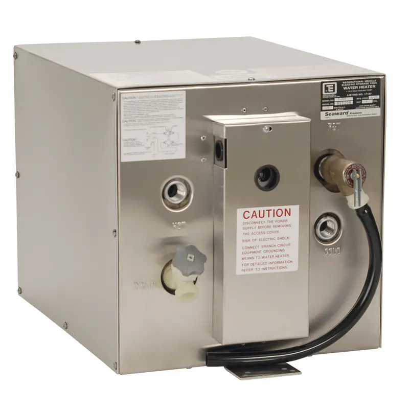Whale S700 6-Gallon Seaward Hot Water Heater – Rear Heat Exchanger, Stainless Steel, 120V/1500W 1