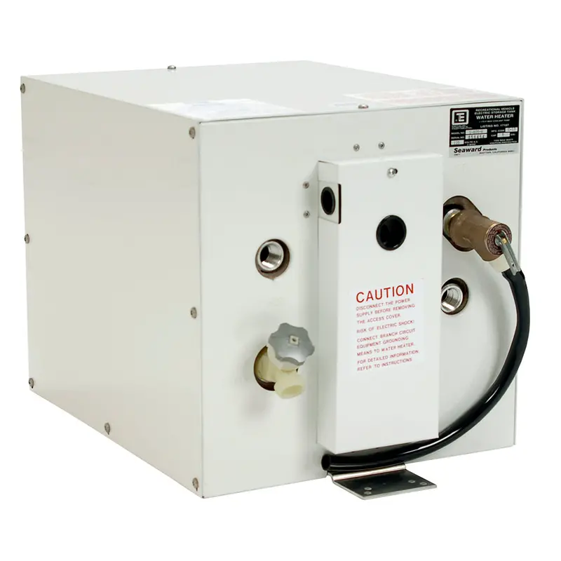 Whale Seaward 6-Gallon 120V White Epoxy Hot Water Heater – Space-Saving Marine Model [S600Ew] 1